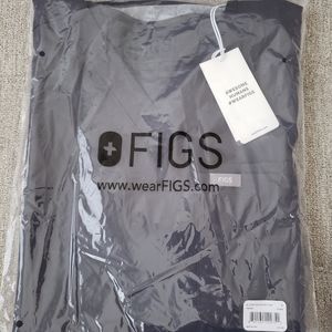 Charcoal Figs Men's Scrub TOP only